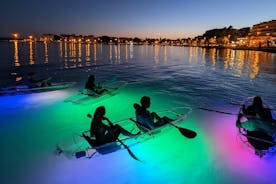 Transparent Kayak Glow Tour Splitissä