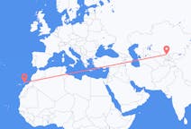 Flyrejser fra Shymkent til Lanzarote