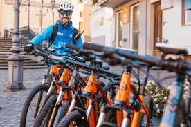 Passeio de bicicleta elétrica e degustação de vinhos em Sorrento