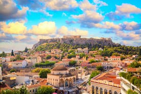 Photo of beautiful panoramic view of Parga city, Greece.