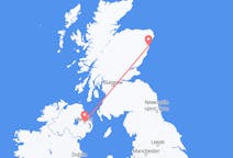 Flyrejser fra Aberdeen til Belfast