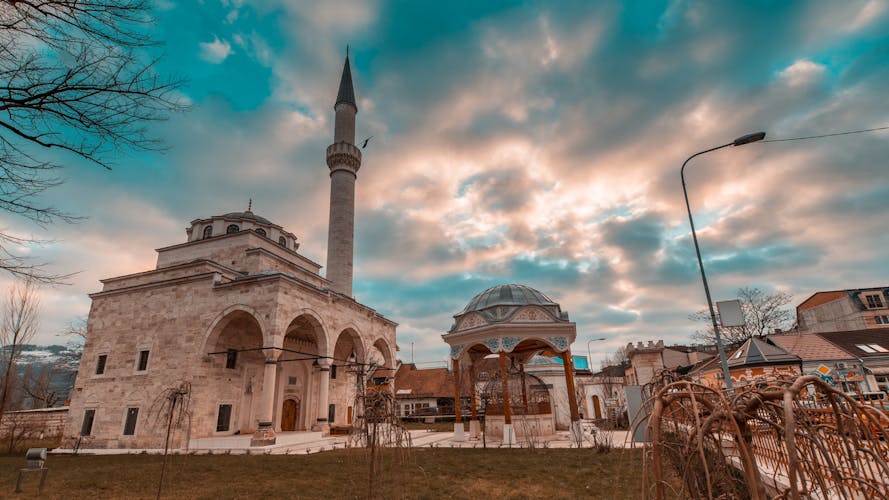 PHOTO OF VIEW OF Ferhadija mosque Banja Luka.