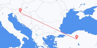 Lennot Kroatiasta Turkkiin