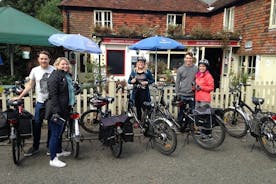 Excursão autoguiada de bicicleta elétrica para vinhedos e castelos em Kent