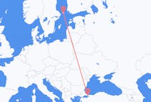 Flights from Istanbul to Mariehamn