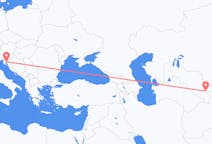 사마르칸트 출발, 리예카 도착 항공편