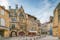 Photo of Square in Sarlat-la-Caneda historical center, France.