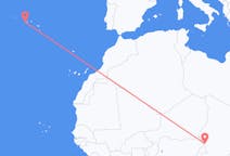 Flights from N Djamena to Horta