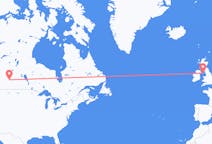 Flyg från Saskatoon till Douglas