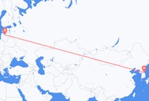 Flug frá Yangyang-sýslu, Suður-Kóreu til Riga, Lettlandi