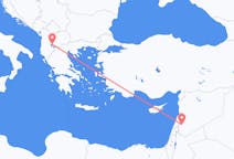 Flyg från Damaskus till Ohrid
