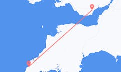 Flyreiser fra Newquay, til Cardiff