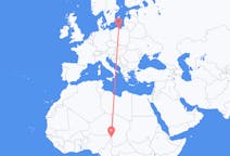 Flyrejser fra N Djamena til Gdańsk