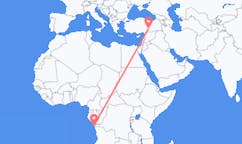 Рейсы из Кабинды, Ангола в Адыяман, Турция