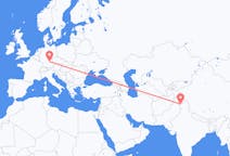Lennot Srinagarista, Intia Nürnbergiin, Saksa
