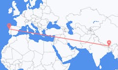 Flyg från Paro (distriktshuvudort) till Porto