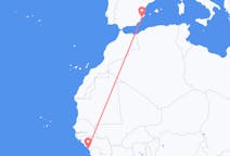 Flug frá Conakry til Alicante