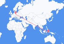 Lennot Ambonista, Malukusta, Indonesia Dresdeniin, Saksa