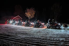 Tour serale e giro turistico dell'aurora boreale in Norvegia in ATV