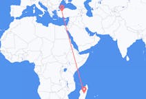 Flüge von Antananarivo, Madagaskar nach Eskişehir, die Türkei