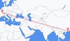 Flyrejser fra Shenzhen, Kina til Dole, Frankrig