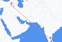 Lennot Tiruchirappallilta, Intia Vanille, Turkki