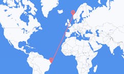 Flyreiser fra Maceió, Brasil til Florø, Norge