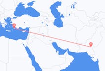 Flyreiser fra Sukkur, til Rhodes