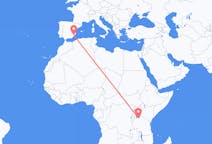 탄자니아 므완자에서 출발해 스페인 무르시아로(으)로 가는 항공편