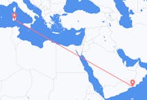 Flyreiser fra Salalah, til Cagliari