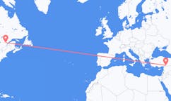 Flyreiser fra Saguenay, Canada til Gaziantep, Tyrkia
