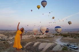 da Alanya e Side: tour guidato di 2 giorni in Cappadocia con pacchetto completo