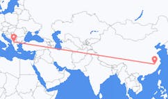 Lennot Shangraosta, Kiina Ohridiin, Pohjois-Makedonia