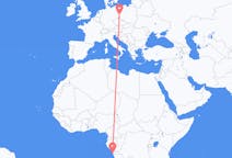 Flyrejser fra Cabinda, Angola til Zielona Góra, Polen