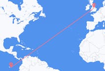 出发地 厄瓜多尔聖克里斯托巴爾島前往英格兰的诺丁汉的航班