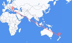 Lennot Whangareista, Uusi-Seelanti Kavalan prefektuuriin, Kreikka