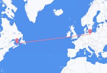 Flug frá Les Îles-de-la-Madeleine, Quebec, Kanada til Szczecin, Póllandi