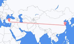 Lennot Yanchengistä, Kiina Konyalle, Turkki