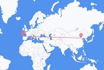 Flyrejser fra Beijing til Santiago de Compostela