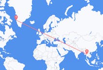Flyreiser fra Sukhothai Province, Thailand til Sisimiut, Grønland