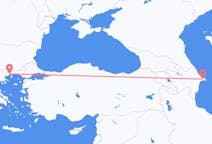 Flüge von Baku, in die Präfektur Kavala