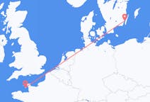 Flyreiser fra Kalmar, Sverige til Saint Helier, Jersey