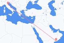 Flyrejser fra Salalah, Oman til Forli, Italien