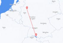Flyreiser fra Dortmund, Tyskland til Friedrichshafen, Tyskland