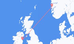 Flyrejser fra Dublin til Bergen