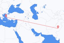 从木爾坦飞往希俄斯的航班