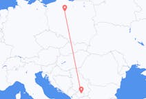 Flyreiser fra Priština, til Bydgoszcz
