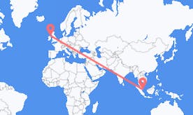 Voli da Singapore per l'Irlanda del Nord