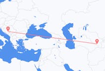 Flug frá Qarshi, Úsbekistan til Sarajevo, Bosníu og Hersegóvínu