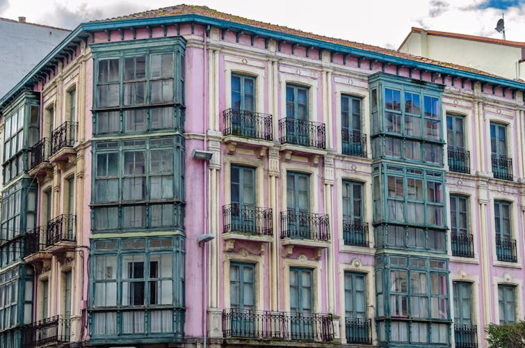 Photo of Urban scene, building in Torrelavega, Cantabria, northern Spain.